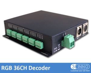 DMX 512 bộ giải mã 36 kênh PWM Decoder RGB Decoder 36 kênh Dmx Decoder WS2811 bộ giải mã